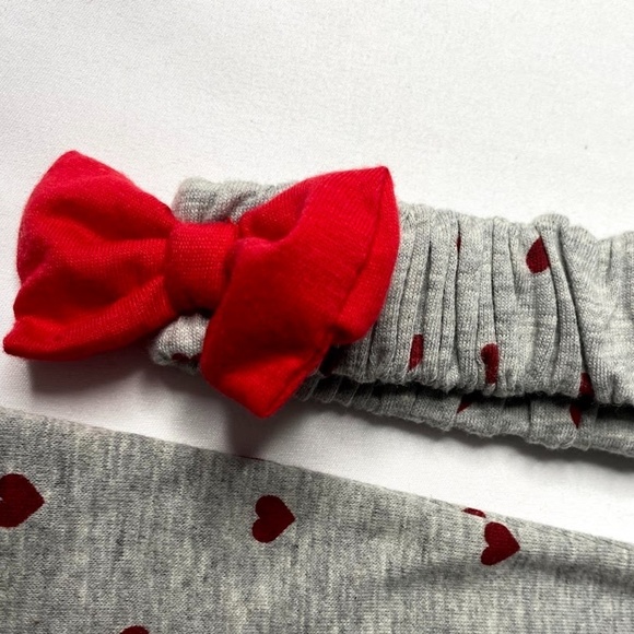 Disney Baby Minnie Mouse Valentines Heart Romper Gray Size Newborn - Picture 11 of 14